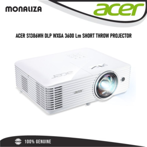 Acer S1386WH DLP WXGA Short Throw Projector