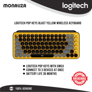 Logitech  Wireless Keyboard POP Keys Blast Yellow