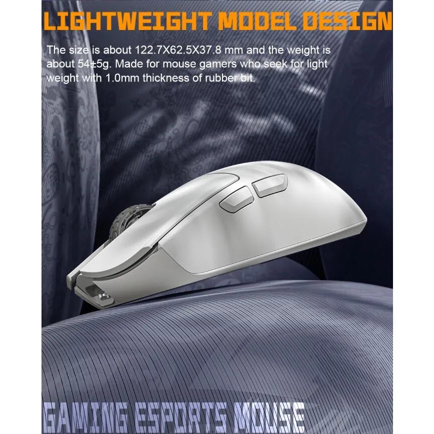 Darmoshark M3S Varun Wireless Gaming Mouse – Black / Pink / Purple / Red / White / Cyberyellow - Image 8
