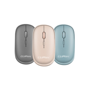 Cliptec Rzs868 2.4Ghz Wireless Silent Mouse – Youth Xilent – Blue/Grey/Pink
