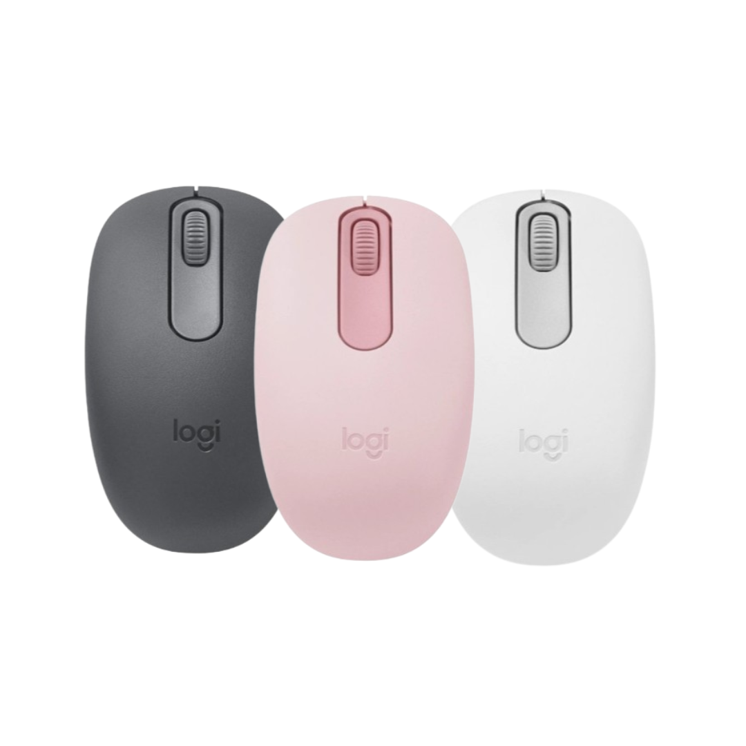 Logitech M196 Bluetooth Mouse – Graphite/Rose/White