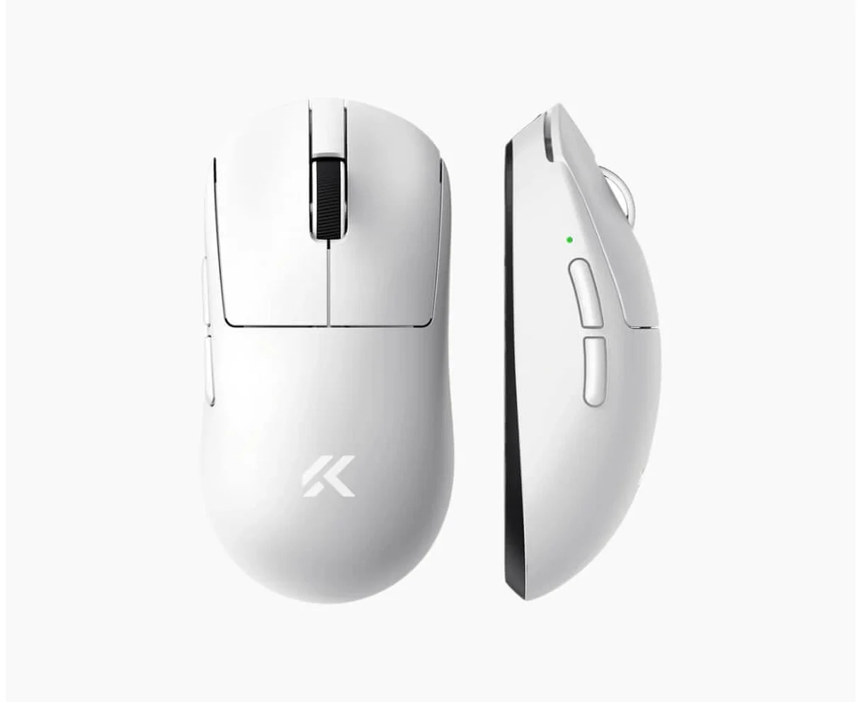 MCHOSE A7 V2 Ultra Lightweight Wireless Gaming Mouse – Black / White / Rose Red - Image 2