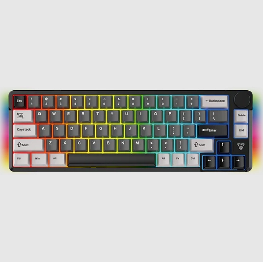Fantech W-MK919 Atom / Atom Pro 66 Wireless Gaming Keyboard – Grey / Black (Red / Blue Switch) - Image 2