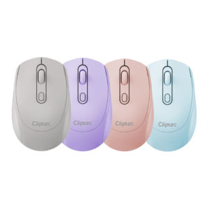 Cliptec Rzs648 Dual Mode 1600Dpi Rechargeable Silent Wireless Mouse – Spring Blue/Summer Pink/Autumn Purple/Winter Grey