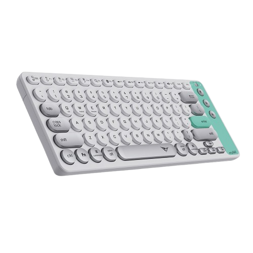 Alcatroz Jellybean Airdock 2 Bluetooth Wireless Rechargeable Keyboard With Tablet Stand – Autumn Black/Spring Black/Winter White - Image 3