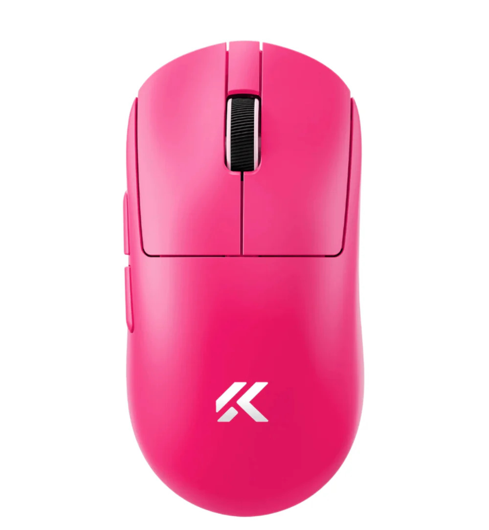 MCHOSE A7 V2 Ultra Plus Lightweight Wireless Gaming Mouse – White / Rose Red / Black - Image 2