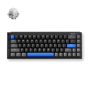 MCHOSE ACE68 Turbo Hall Effect Magnetic Switch Gaming Keyboard – Nova White / Cyber Black