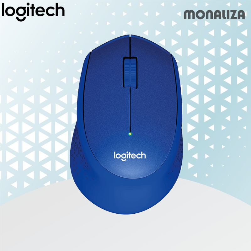 Logitech Wireless Mouse Silent M331 – (Black / Blue / Red) - Image 4