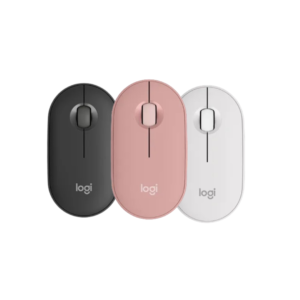 Logitech Pebble Mouse 2 M350S – Graphite/Rose/White