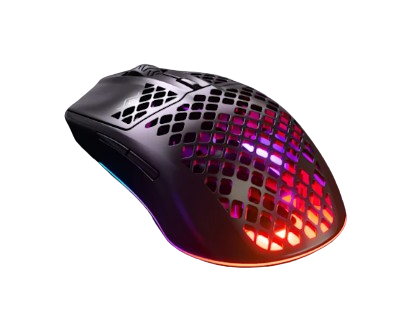 SteelSeries Aerox 3 Wireless Onyx Black IP54 Rechargeable Gaming Mouse - Image 2